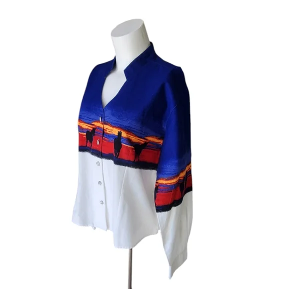 Wrangler Vintage Cowgirl Western Long Sleeve Shirt. Large. - Picture 5 of 13